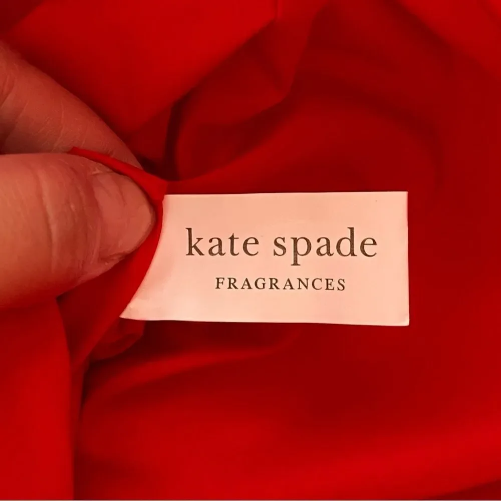Kate Spade Fragrances Red Hearts Quilted Tote Bag